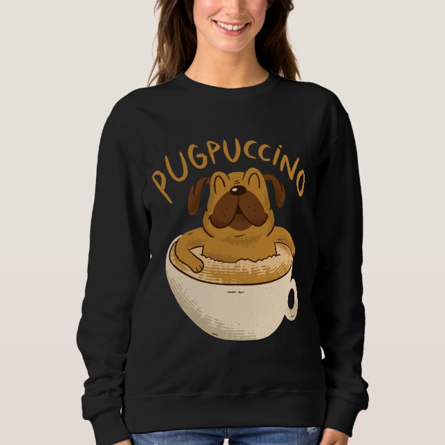 Pugpuccino Classic T-Shirt 66 (Framsida)