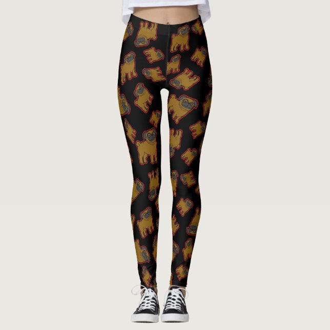 Pugs #7 leggings (Framsida)