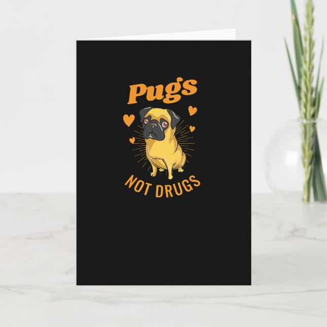 Pugs ej narkotika kort (Framsida)