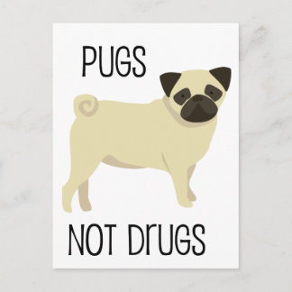 Pugs ej narkotika vykort