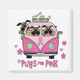 Pugs för Rosa Magnet