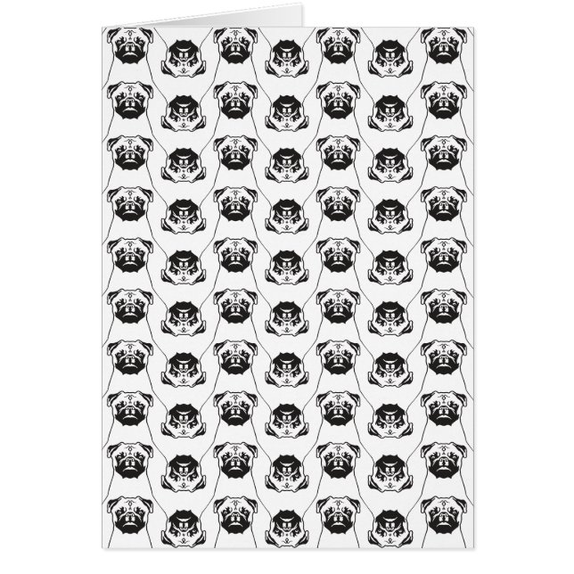 Pugs Hälsningskort (Framsidan)