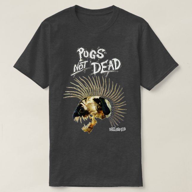 Pugs inte döda t shirt (Design framsida)