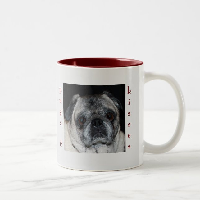 Pugs & Kisses Mugg (Höger)