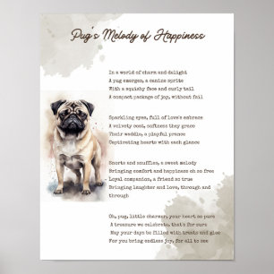 Pug's Melody of Happiness Poster