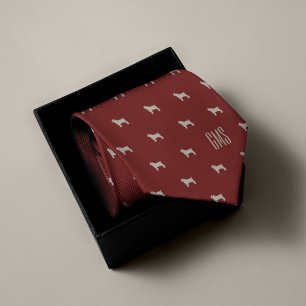 Pugs Mönster monogrammad Slips