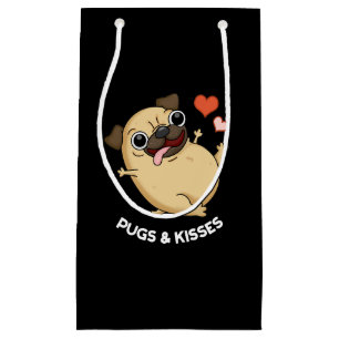 Pugs och Kisses Rolig hund Pun Mörk BG