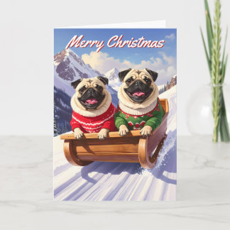 Pugs Sled Ride jul Kort