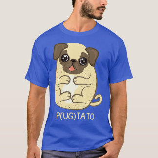 Pugtato Pug Potato Hund älskare Gift T Shirt