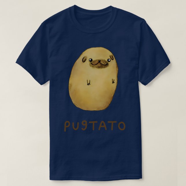 Pugtato T Shirt (Design framsida)