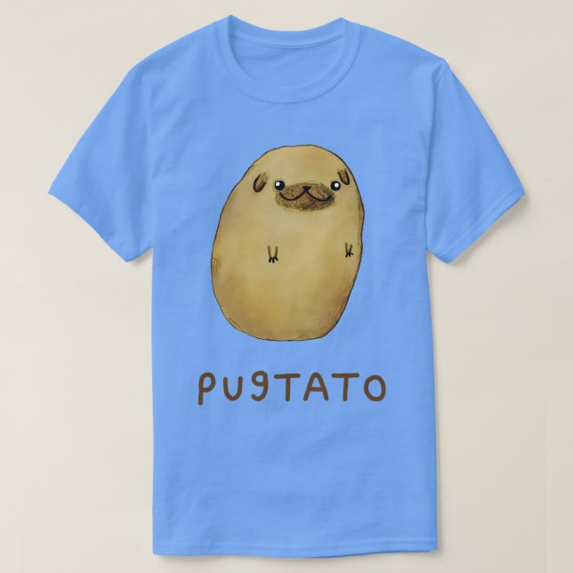 Pugtato T Shirt (Design framsida)