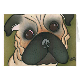 Pugtoberfest 2005 av Robyn Feeley Hälsningskort