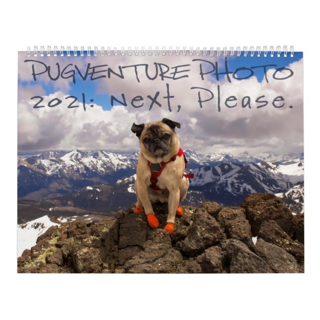Pugventure Photo Calendar 2021: Nästa, snälla. Kalender (Omslag)