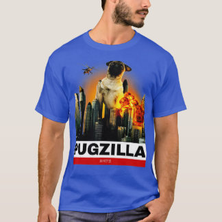 PUGZILLA - Funny Pug för Hundälskare till Hallowee T Shirt