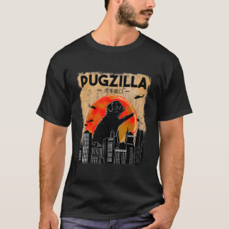 Pugzilla-julklappar för Pug Lov T Shirt