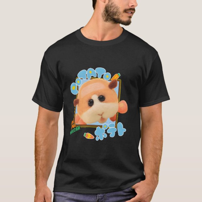 Pui Pui Molcar Potatiss Porträtt T Shirt (Framsida)