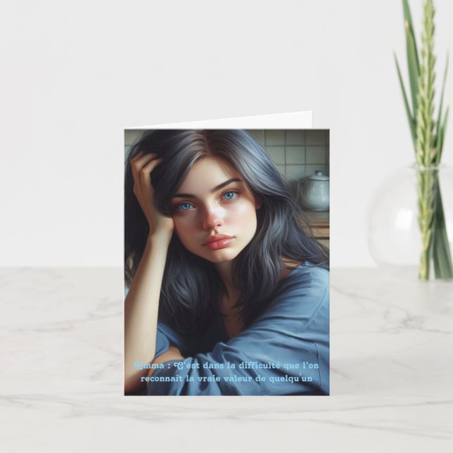 Puissance du Courage, carte pour tous Tack Kort (Framsida)