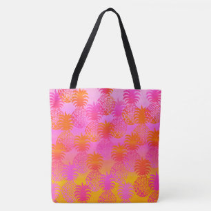 Pukana Hawaiian Pineapple Sunset Blend Beach Bag Tygkasse