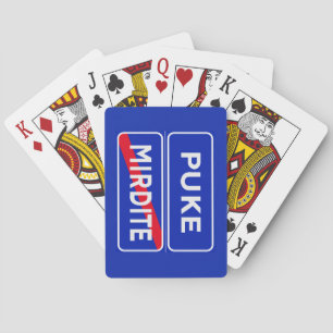 Puke (2), Road Signs, Albanien Spel Kort