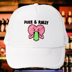 Puke & Rally Trucker Hatt – Party Heart Edition Keps