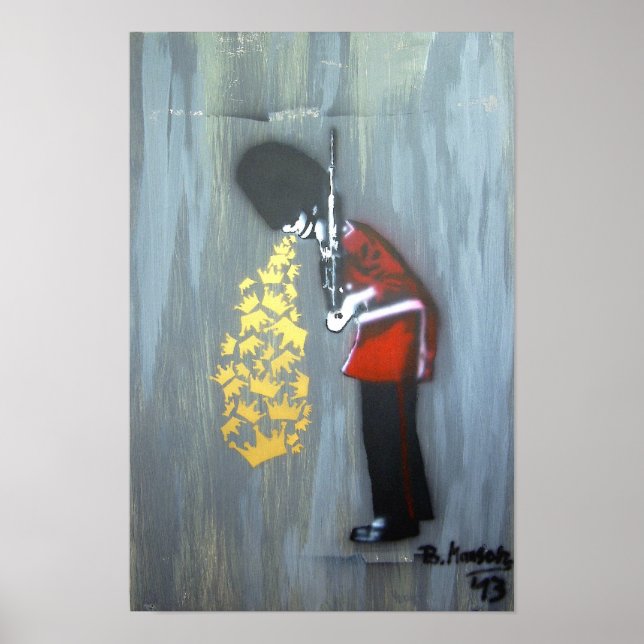 Puke Royal Guard (sprayed Original) Poster (Framsidan)