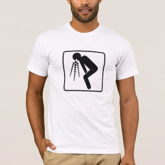 puke (svart) t-shirt