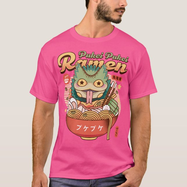 Pukei Pukei Ramen Vintage T Shirt (Framsida)