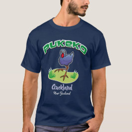 Pukeko Auckland T-tröja (mörk) T-shirt