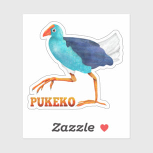 Pukeko Klistermärken