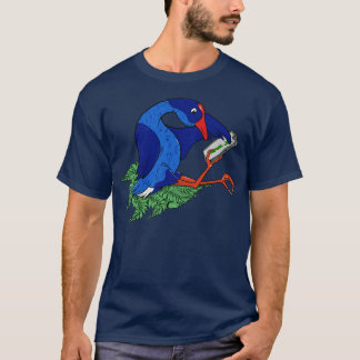Pukeko med Mobile Mobil T Shirt