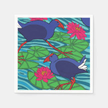 Pukeko napkin