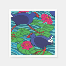Pukeko napkin pappersservett