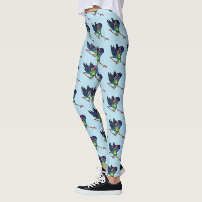 Pukeko stjäl hatt leggings (Vänster)