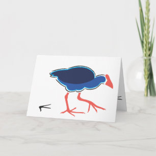 Pukeko vikningkort kort