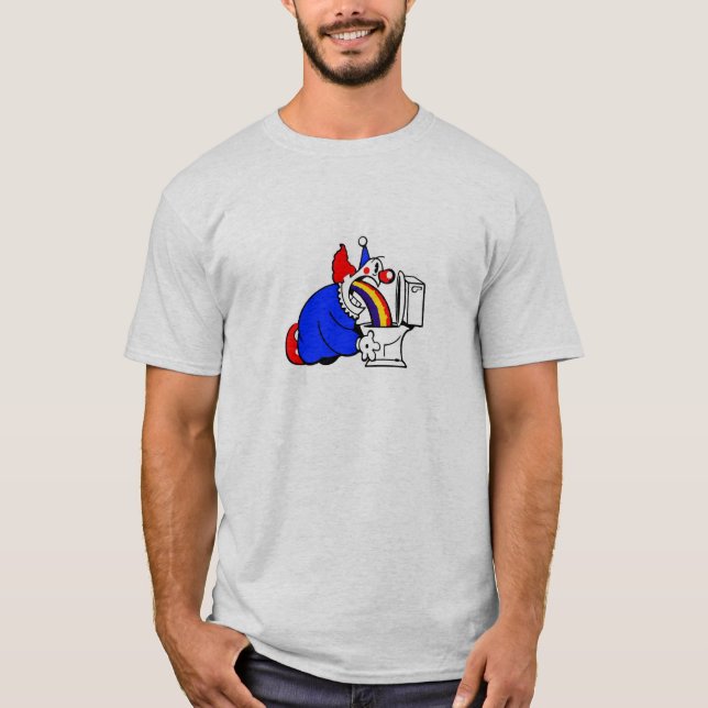 Puking clownskjorta t shirt (Framsida)