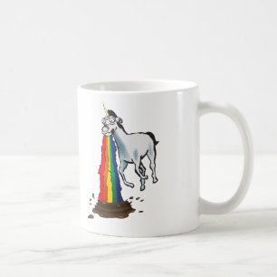 Puking Unicornmugg Kaffemugg