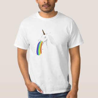 Puking UnicornT-tröja T Shirt