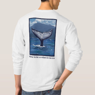Pukkelvalsstjärt Hawaiianskt Citat T Shirt