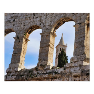 Pula Arena Kroatien Fototryck