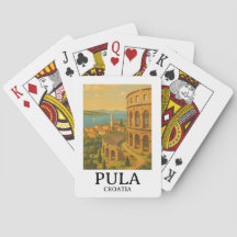 Pula Kroatien Travel Art - Kuststaden