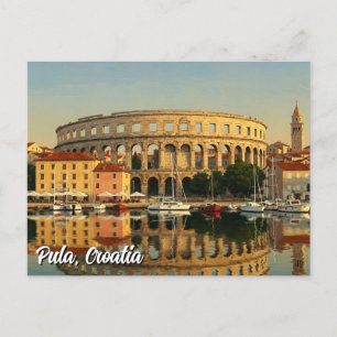 Pula Kroatien Travel Vykort