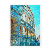 Pula Kroatiens vackra oljefärgning liggande