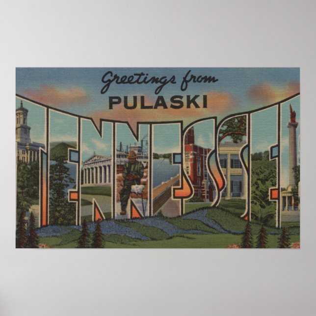 Pulaski, Tennessee - Stora Brev Scenes Poster (Framsidan)