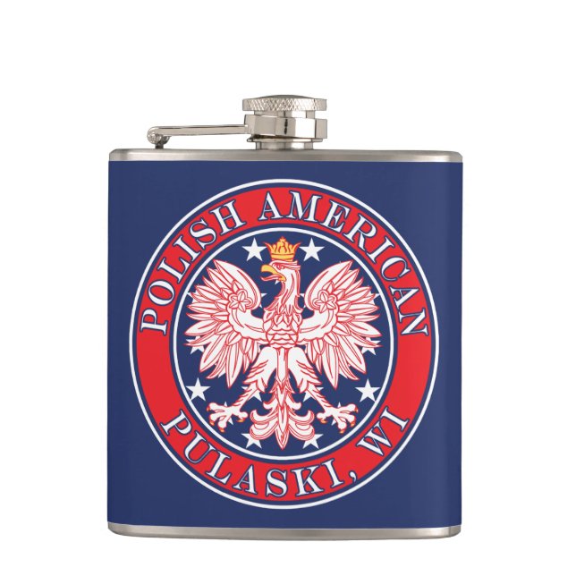 Pulaski Wisconsin polska Eagle Fickplunta (Framsidan)