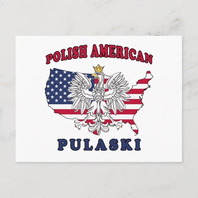 Pulaski Wisconsin polska Vykort (Framsida)