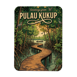 Pulau Kukup Johor Nationalpark Malaysia Magnet