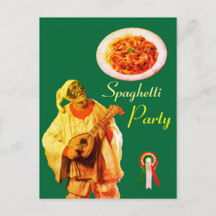 PULCINELLA ITALIAN KITCHEN SPAGHETTI PARTY Recipe Vykort