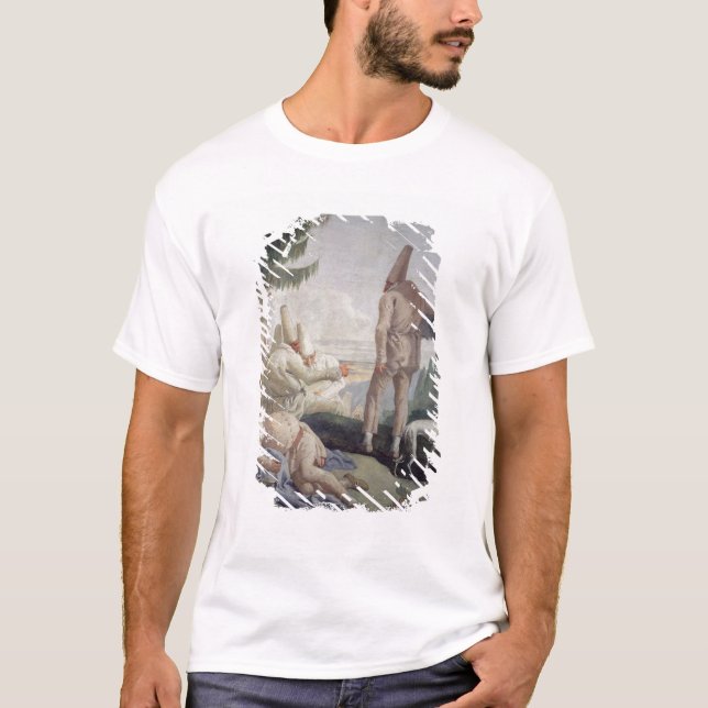 Pulcinella på helgdag t shirt (Framsida)
