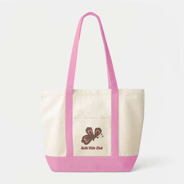 Pulelehua (Butterfly) Beach Bags & Totes Tygkasse (Framsidan)