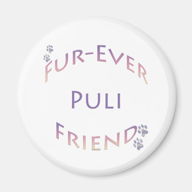 Puli Furever Friend Magnet (Framsidan)